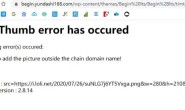 wordpress:A TimThumb error has occured